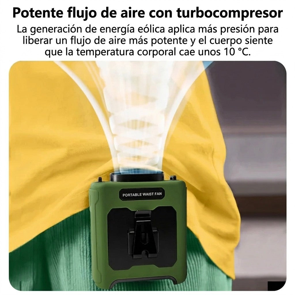 Ventilador de Cintura Portátil